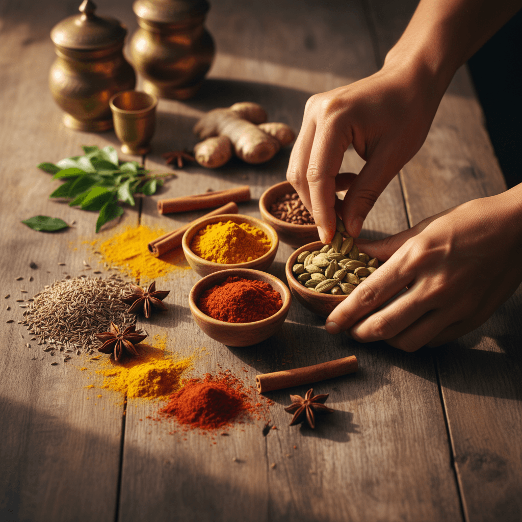 Traditional Nigerian spices and seasonings