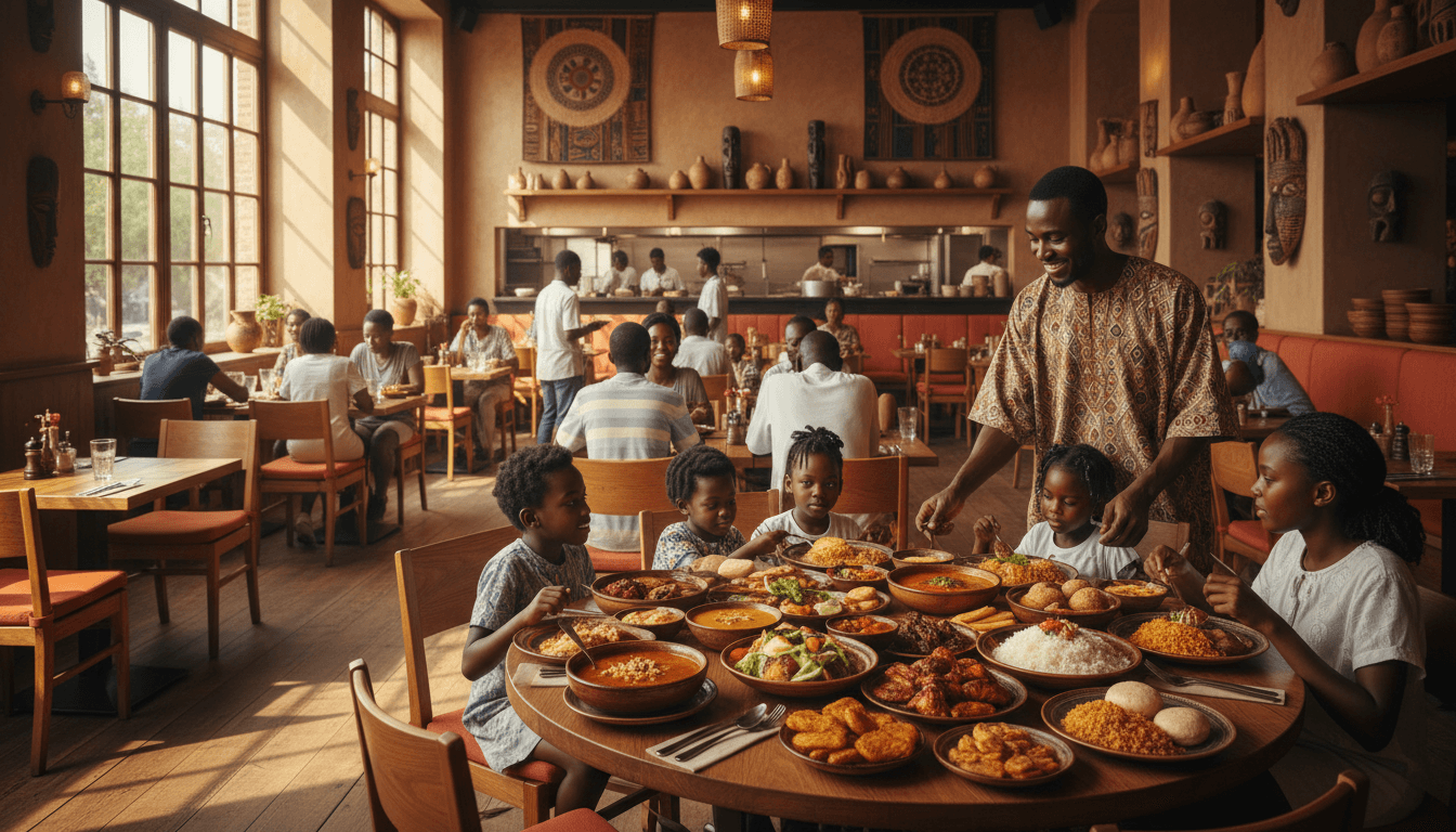 Warm hospitality and guest greeting at restaurant